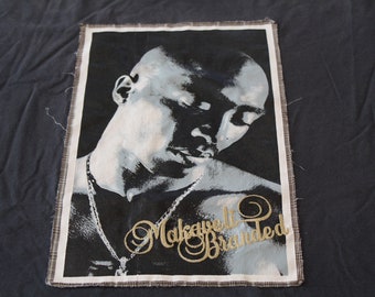 Vintage 90s Tupac Shakur Makaveli Branded Signature Gray Shirt - XL