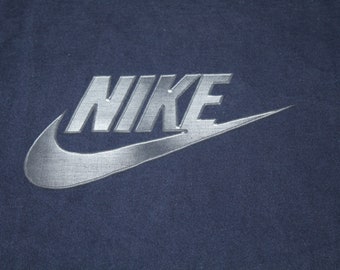 Vintage Nike T Shirt - Blue - Large