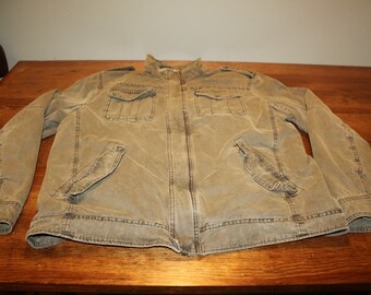 Vintage Levis Sherpa Jacket - Work Wear - Canvas - XL