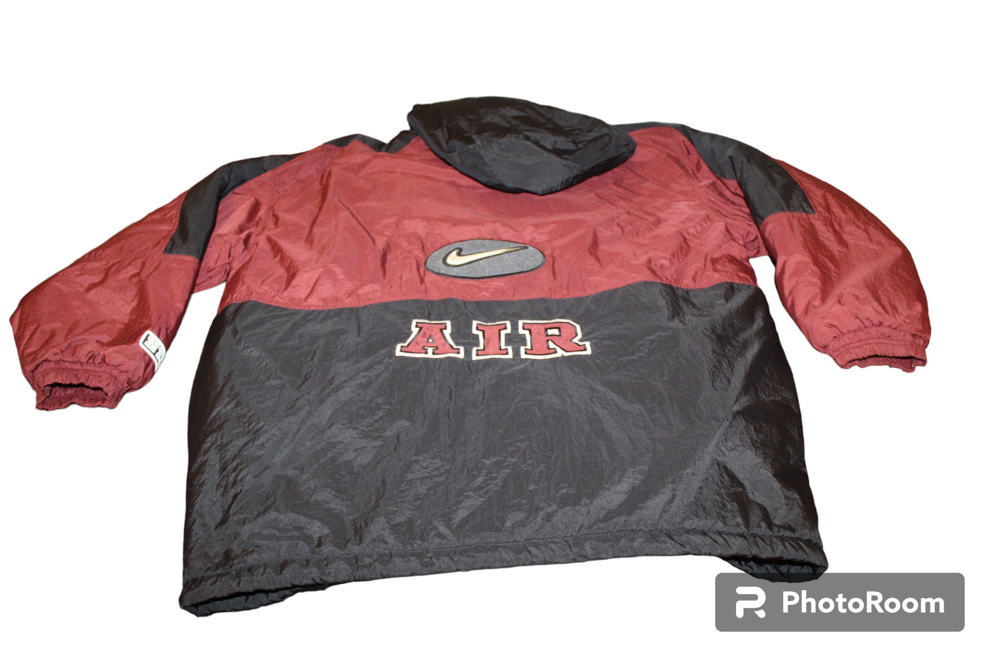 burgundy nike bomber jacket