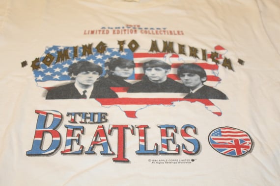 90s ビンテージ BEATLES ビートルズ 30周年 シングルステッチ 古着 90s ビンテージ BEATLES ビートルズ 30周年 シングルステッチ