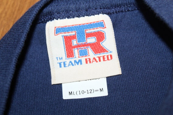 Vintage 1995 Chicago Bears Blue T Shirt Kids Size… - image 5