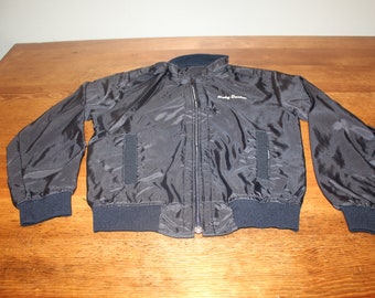 Vintage Kids Harley Davidson Black Jacket - Youth Large