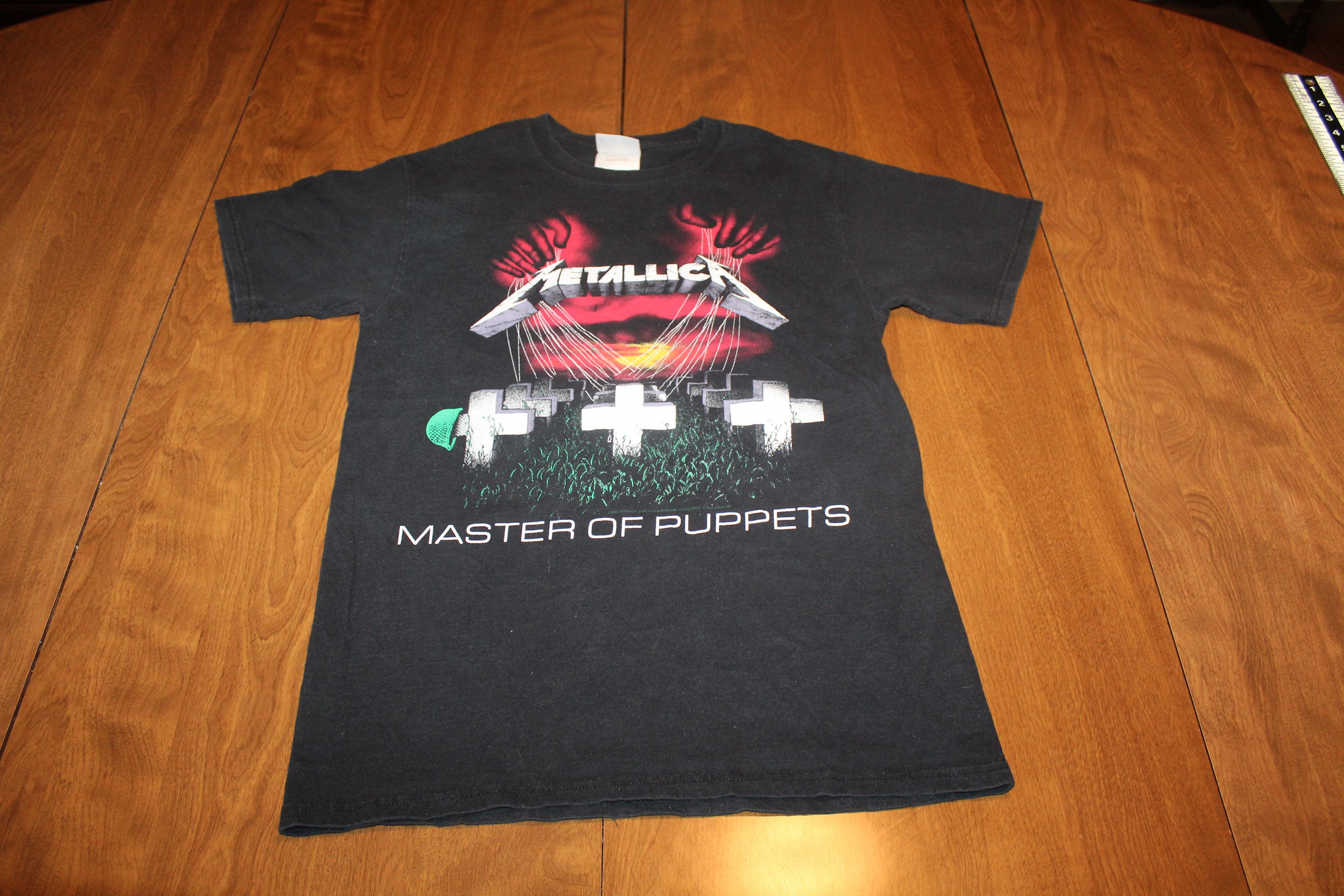 Vintage Metallica Master of Puppets T Shirt Black Size Small - Etsy
