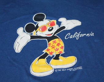 80s Disneyland フットボールTシャツ 80s disney land フットボールTシャツ M/83年 ディズニーランド