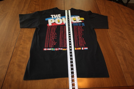 The Police World Tour T Shirt - Large - Etsy
