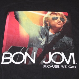 T-shirt Bon Jovi Because we can world tour 2013 official size XL