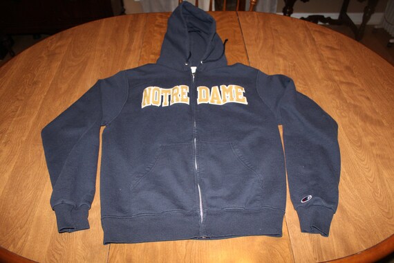 notre dame zip up jacket