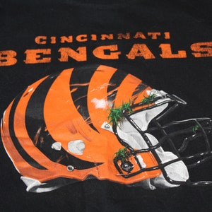 Cincinnati Bengals Reebok camiseta negra - Casco gráfico - Medio
