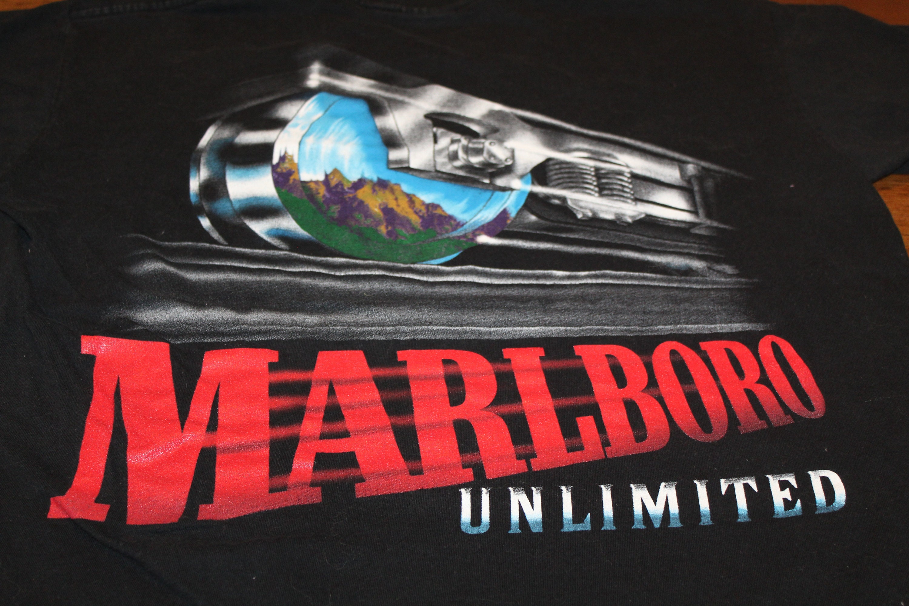 Marlboro unlimited t shirt Clearance