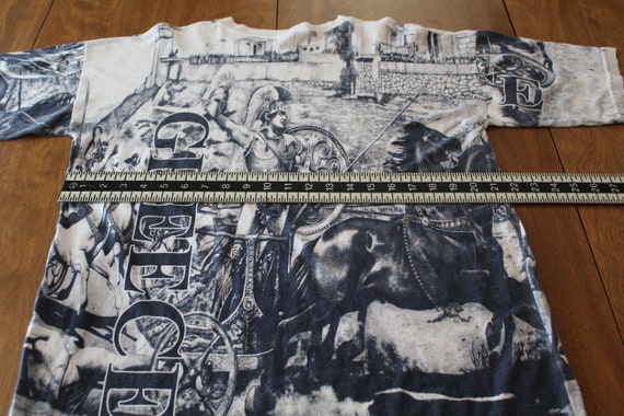 Vintage Greece Gladiator All Over Print T Shirt - image 7