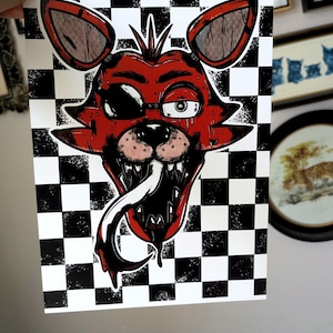 Handmade Foxi A4 Poster