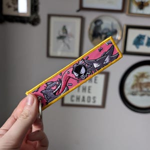 Handmade Ghosties keyring