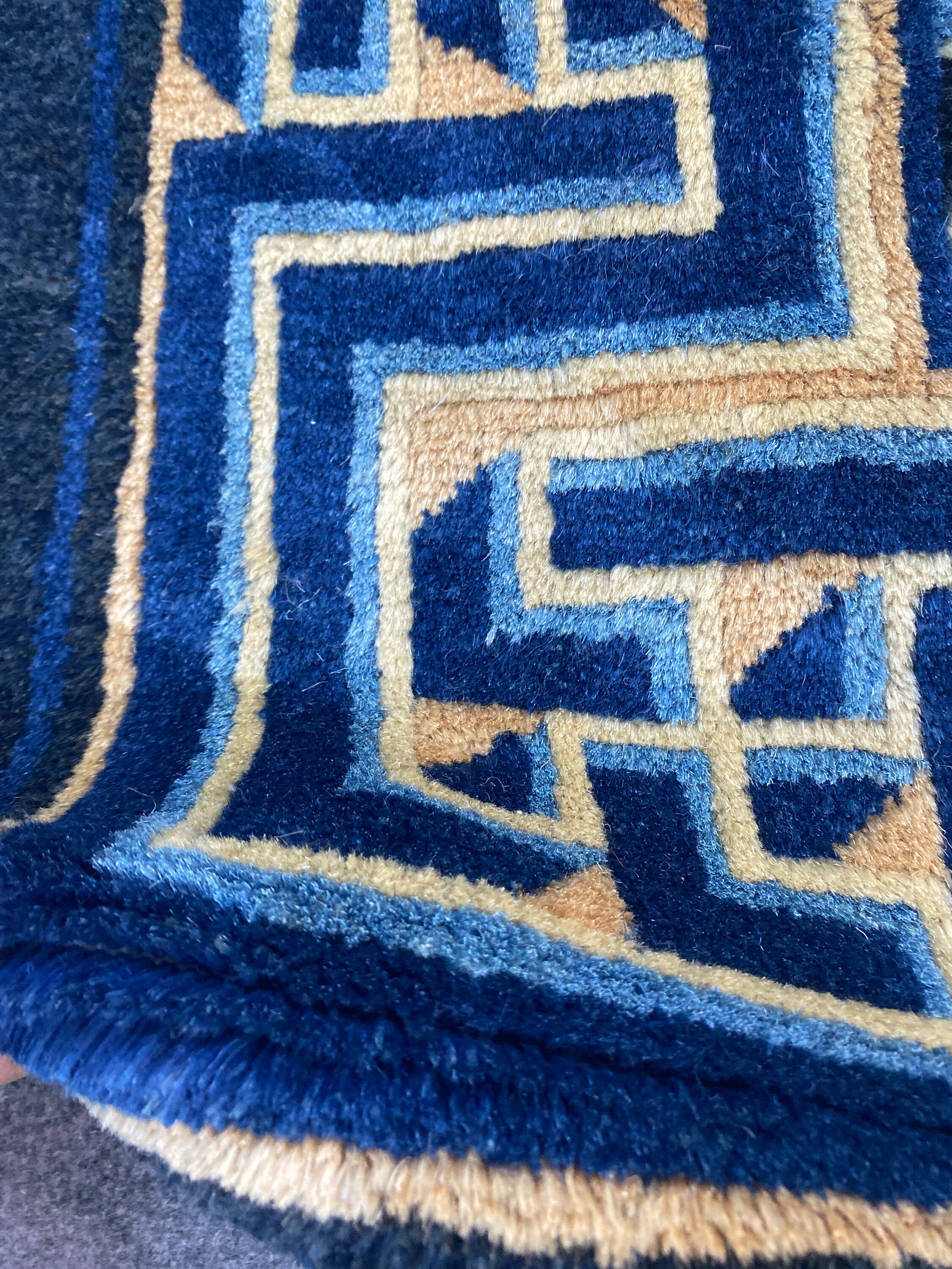 Ground Color Cream, China Rug, Chinese Rug, Antique China Rug, Oriantal