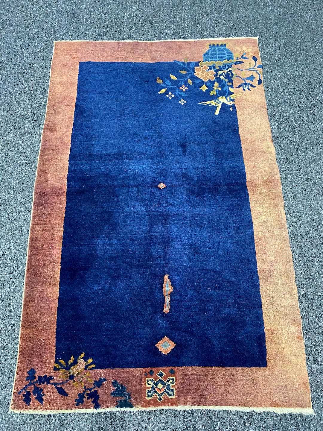 China Goods Rug China Rug, Chinese Rug, Antique China Rug, China Blue Colore Rug ...