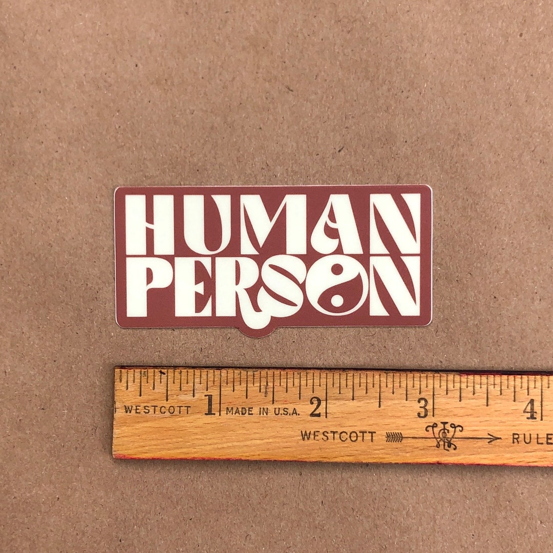 Humasn Sticker Human Person Pride Sticker Waterproof - Etsy