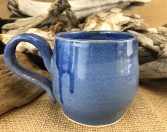 11 oz Porcelain Mug- wheel thrown