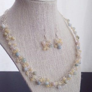 Pastel Braided Stone Necklace