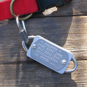 Reinforced dog tags hotsell