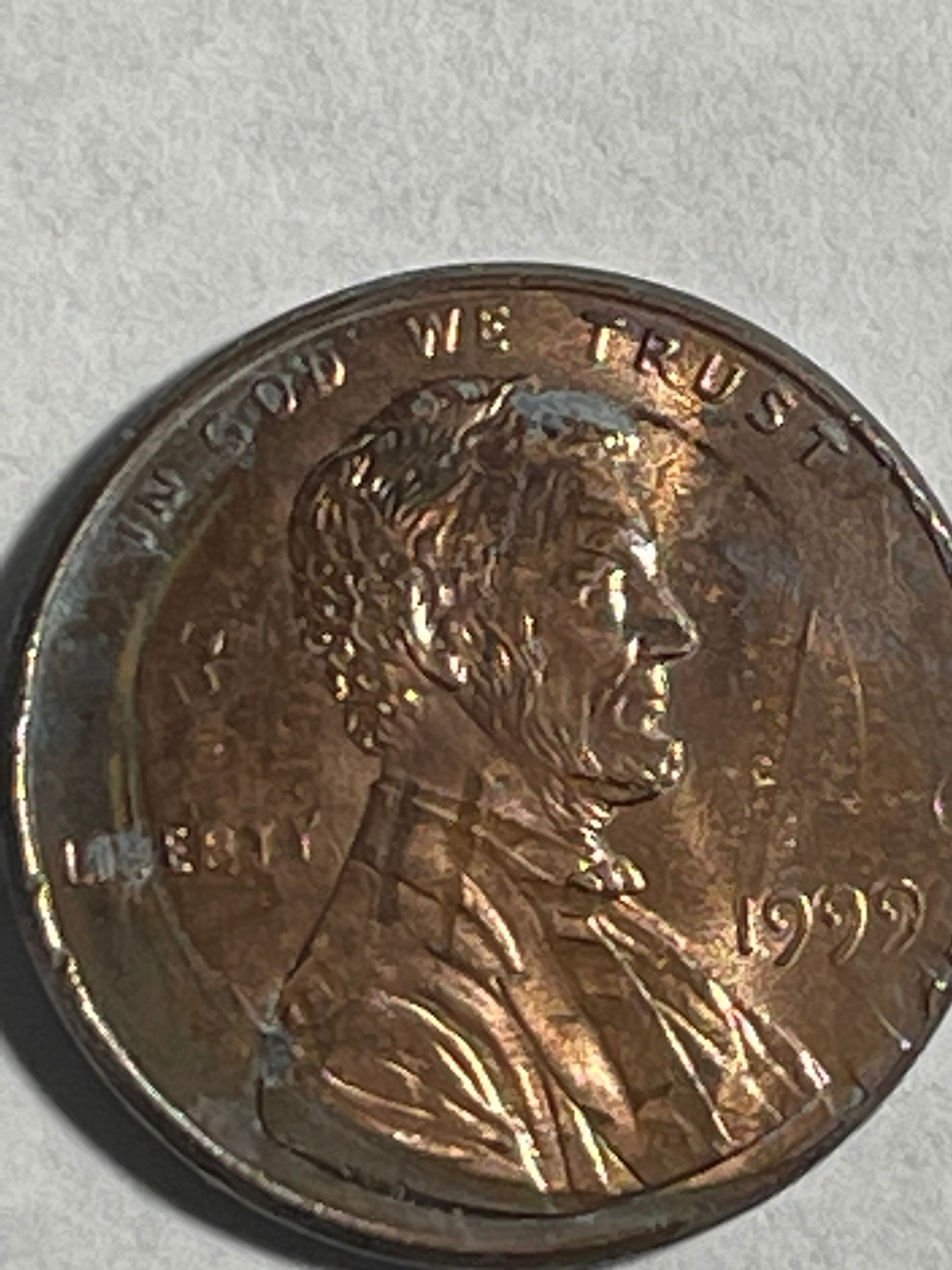 MAJOR ERRORS Rare 1999 Lincoln Memorial Penny | Etsy