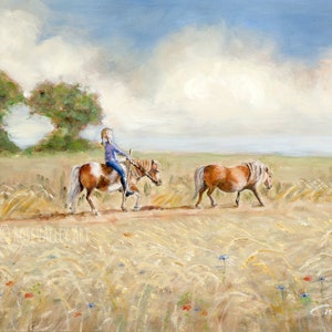 Dream pony ride, Art Print