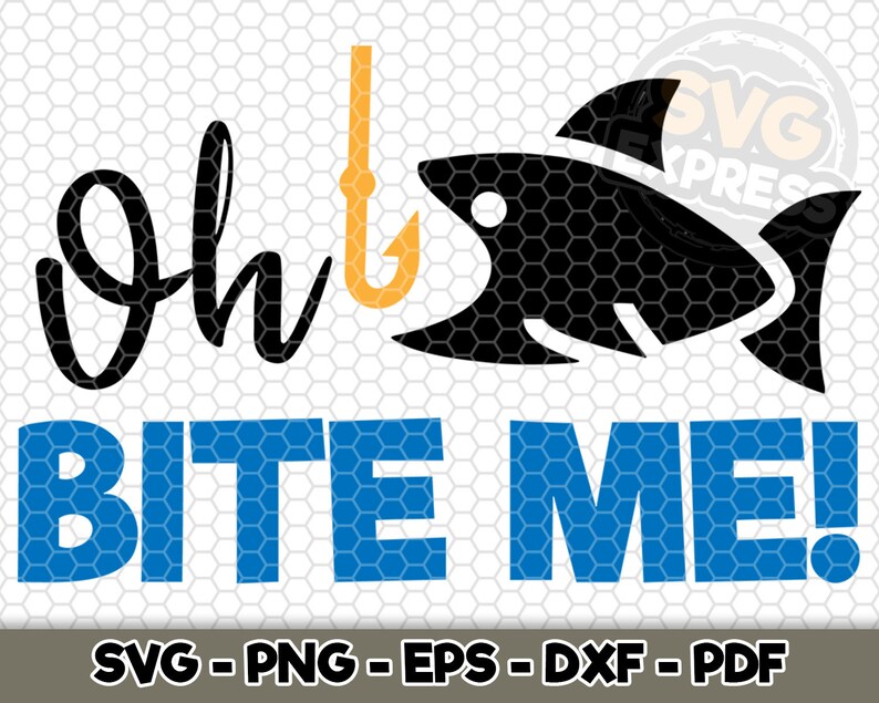 Download Fishing Life Svg File For Silhouette Cricut D075 Svg Cut File Svg Oh Bite Me Cameo Clip Art Art Collectibles