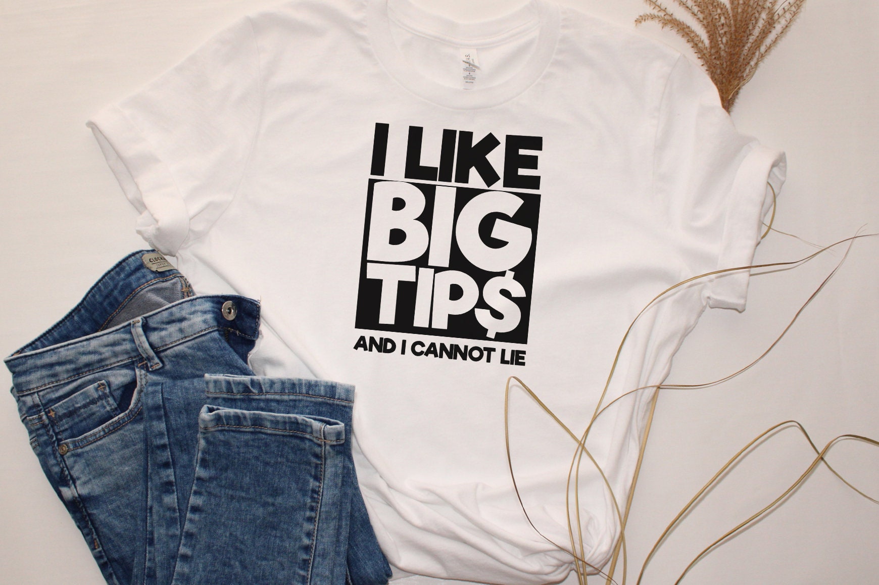 I like big tips and I cannot lie SVG SVG Cut File Waiter Etsy