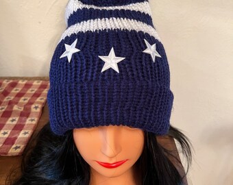 Knitted Ski Hat, Ski Hat, Knitted Beanie, Winter Hat, Hat, Knitted Hat, Midnights Inspired  Hat, Taylor Hat, Taylor Inspired Hat