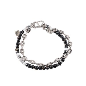 Bracelet for Men, Handmade Gemstone Bracelet, Jewellery for Men, Stainless Steel Bracelet, Best Gift for Him, Men’s Gift, Beaded Bracelets