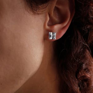 Mens 925 Silver Earrings/Mens Stud Earrings/Studs for Men/Mens Jewelry Gifts/Men&#39;s Earrings/Gift For Men/Gift For Him/925 Silver Earrings