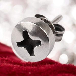 Mens Silver 925 Earrings/Mens Stud Earrings/Studs for Men/Mens Jewelry Gifts/Men&#39;s Earrings/Gift For Men/Gift For Him/Silver 925 Earrings