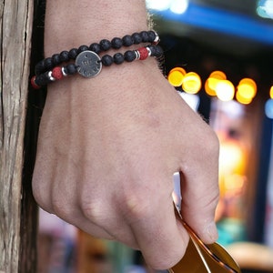 Bracelet For Men, Handmade Gemstone Bracelet, Best Gift for Him, Personalized Jewelry, Mens Beaded Bracelet, Men&#39;s Gift