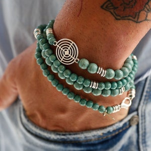 Bracelet For Men, Gemstone Bracelet, Long Bracelet, Handmade Jewelry, Beaded Bracelet, Best gift for him, Men&#39;s Jewelry, Gifts For Boyfriend