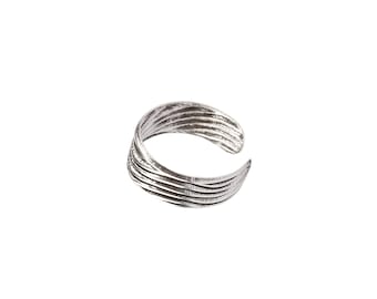 Anillo del dedo del pie de plata de ley/joyería minimalista/ joyería diaria mínima/joyería del pie/anillo del dedo del pie para los hombres/regalo para los hombres/regalo para él/anillo del dedo del pie