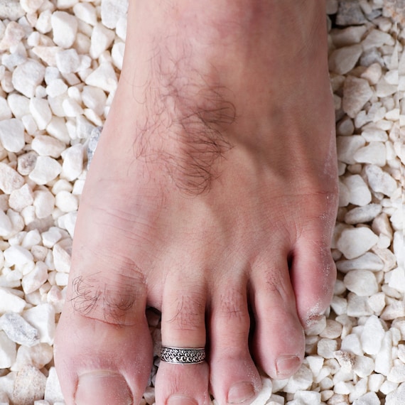 Sterling Silver Toe Ring Minimalistic Jewelry Minimal Everyday Jewelry Foot Jewelry Toe Ring for Men Gift for Men Uni sex Toe Ring Etsy