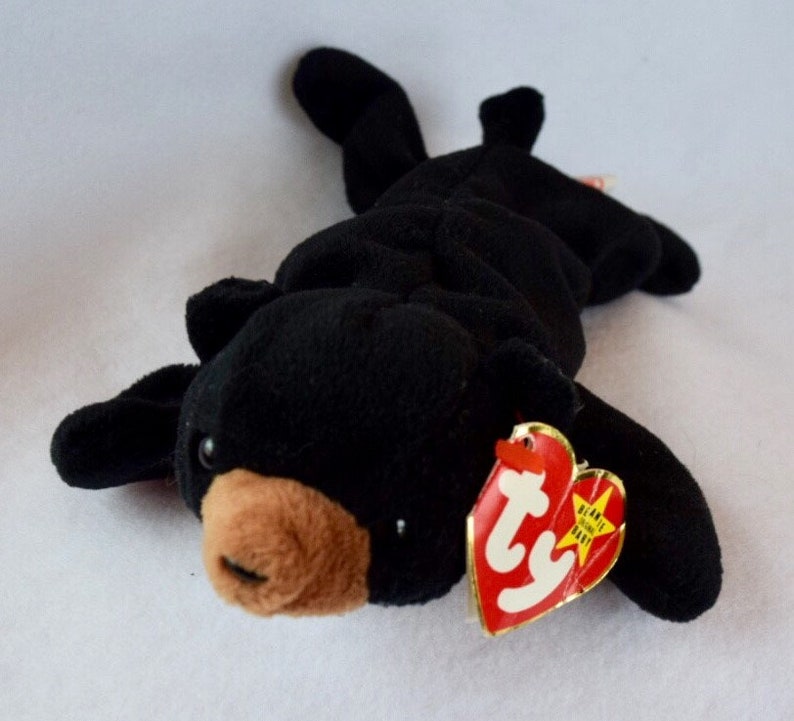Blackie the Bear Original TY Beanie Babies Etsy