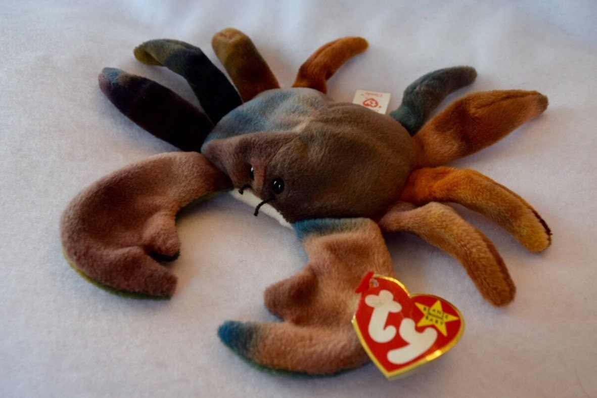Claude the Crab Original TY Beanie Babies Etsy