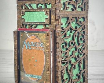 Wooden MTG Commander Deck Box