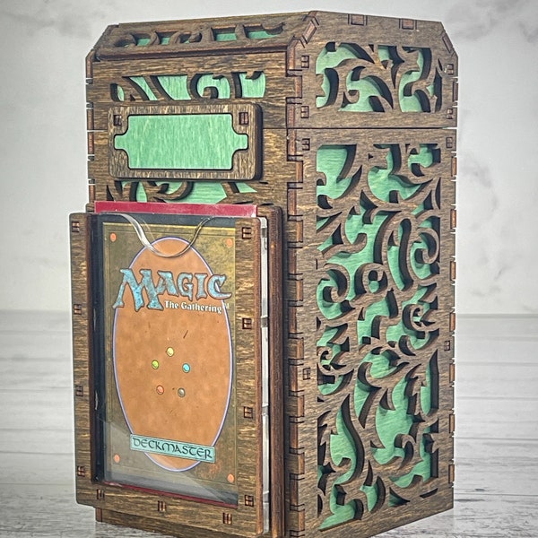 MTG Kommandant Deck Box aus Holz