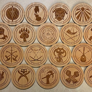 D&D Class and Subclass Coasters