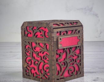 Wooden MTG Commander Deck Box