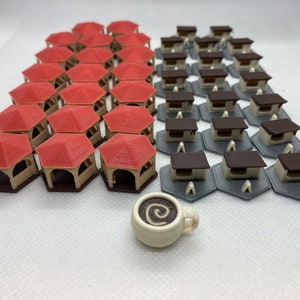 Ark Nova - 3D Upgrade pack 1 - plastic tokens