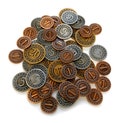 Generic metal coins for board games - 50 pcs