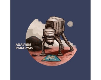 Board Game T-shirt - "Analysis paralysis"