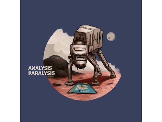 Board Game T-shirt - "Analysis paralysis"