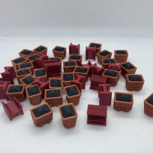 Brass Birmingham - Iron and Coal Tokens (token replacements)