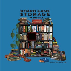 Board Game T-shirt - "Board Game Storage 3D Puzzle"
