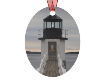 Marshall Lighthouse Metal Ornaments