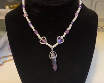 Amethyst necklace