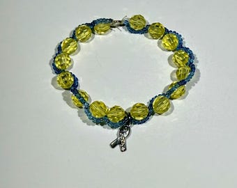 Down syndrome awareness bracelet